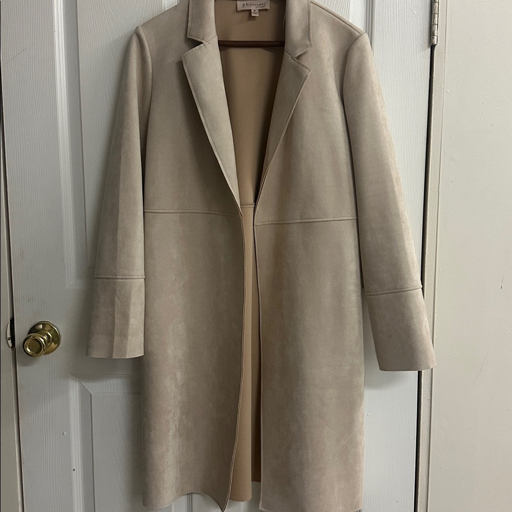 Philosophy Light Cream Suit Jacket